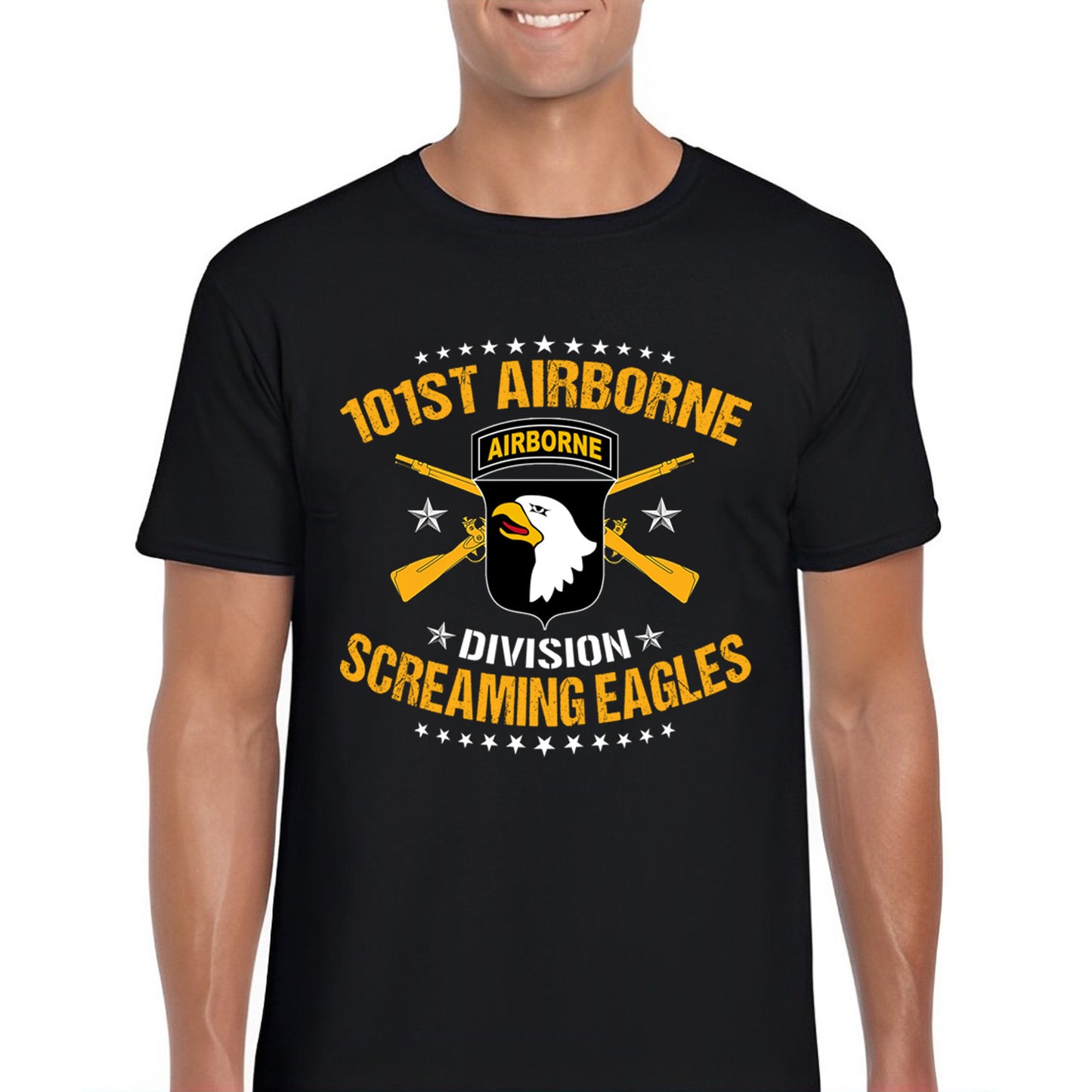 US Army 101st Airborne Division Classic Unisex T-Shirt Gildan 5000 (Made In US)