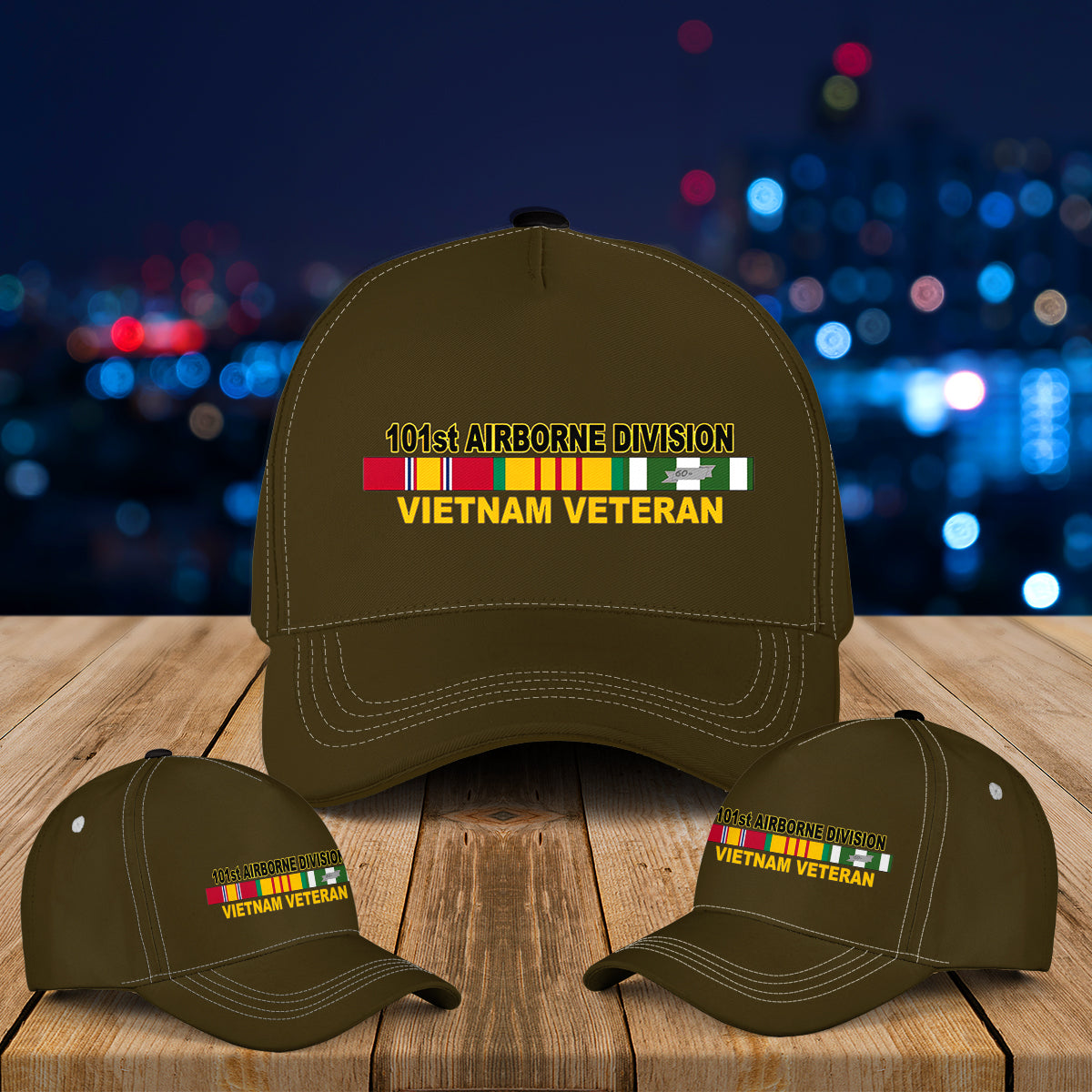 US Army 101st Airborne Division Vietnam Veteran Baseball Cap