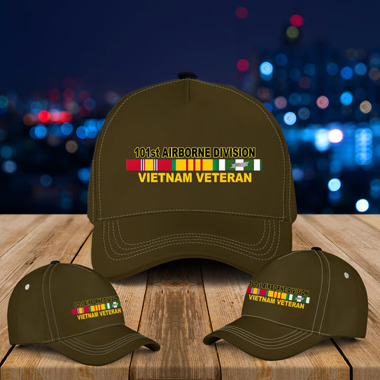 US Army 101st Airborne Division Vietnam Veteran Baseball Cap