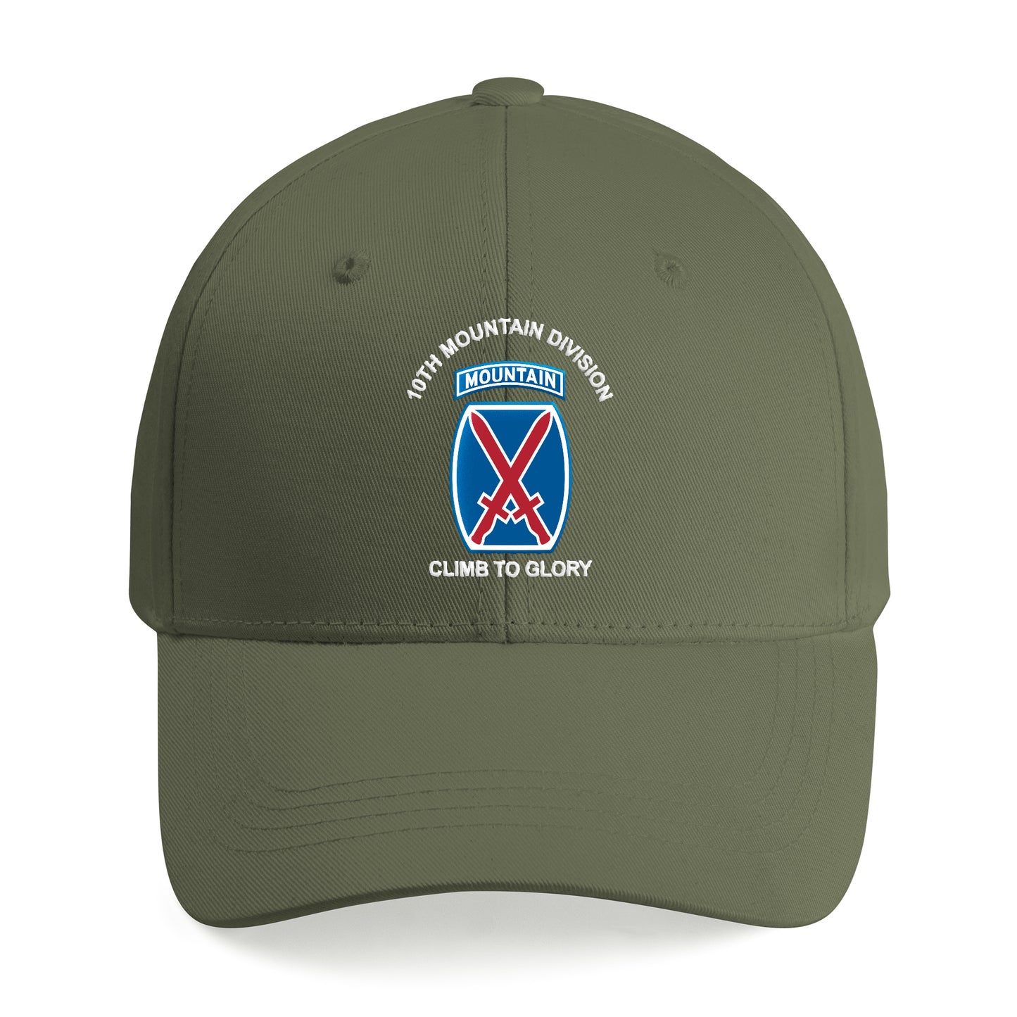 US Army 10th Mountain Division Embroidered Cap
