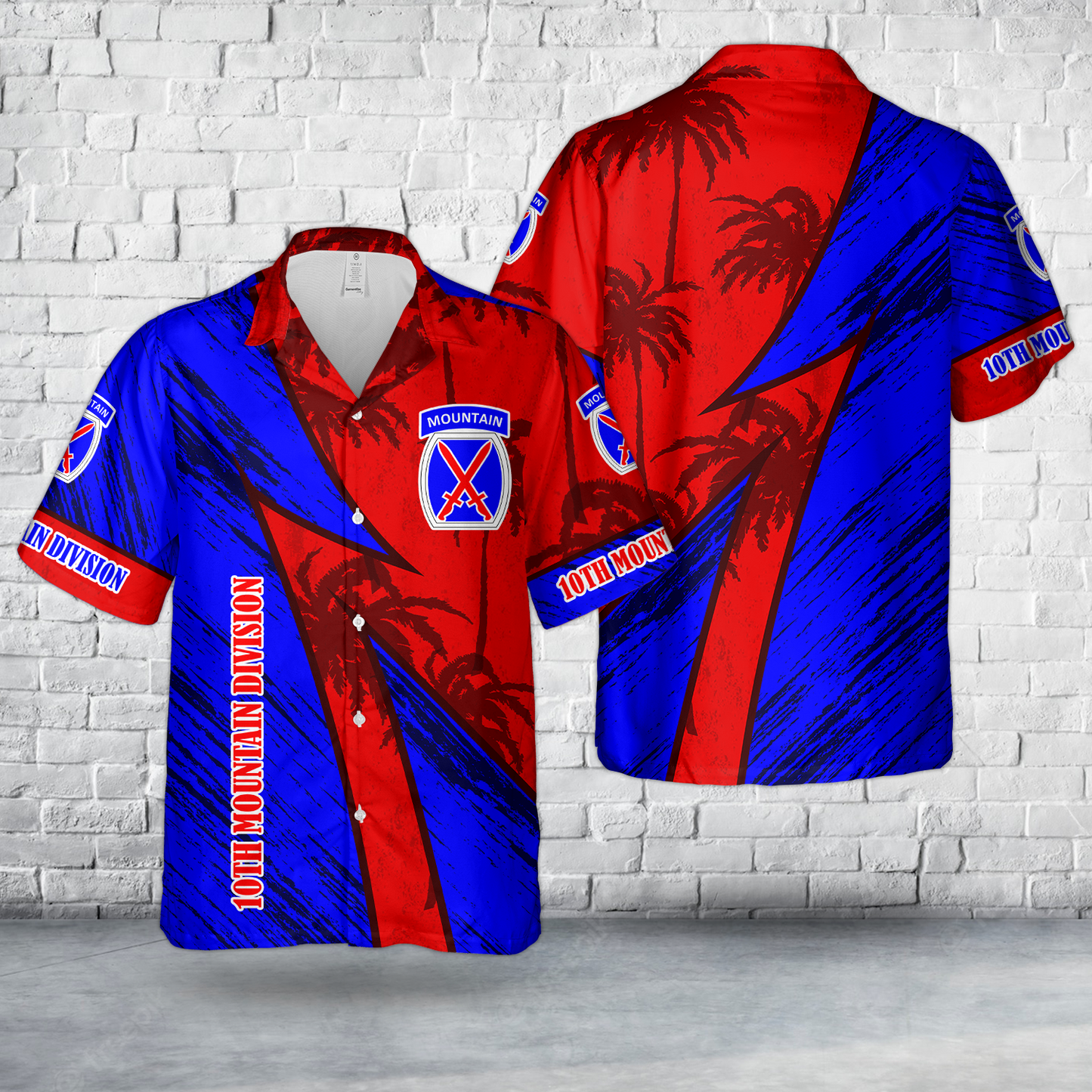 US Army 10th Mountain Division Hawaiian Shirt