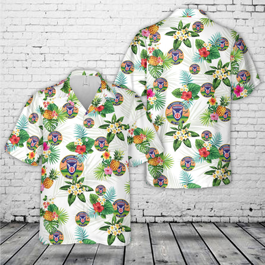 US Army 11th Airborne Division Hawaiian Shirt