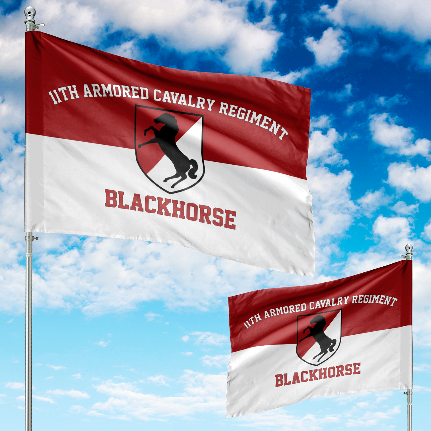 US Army 11th Armored Calvary Regiment House FLag
