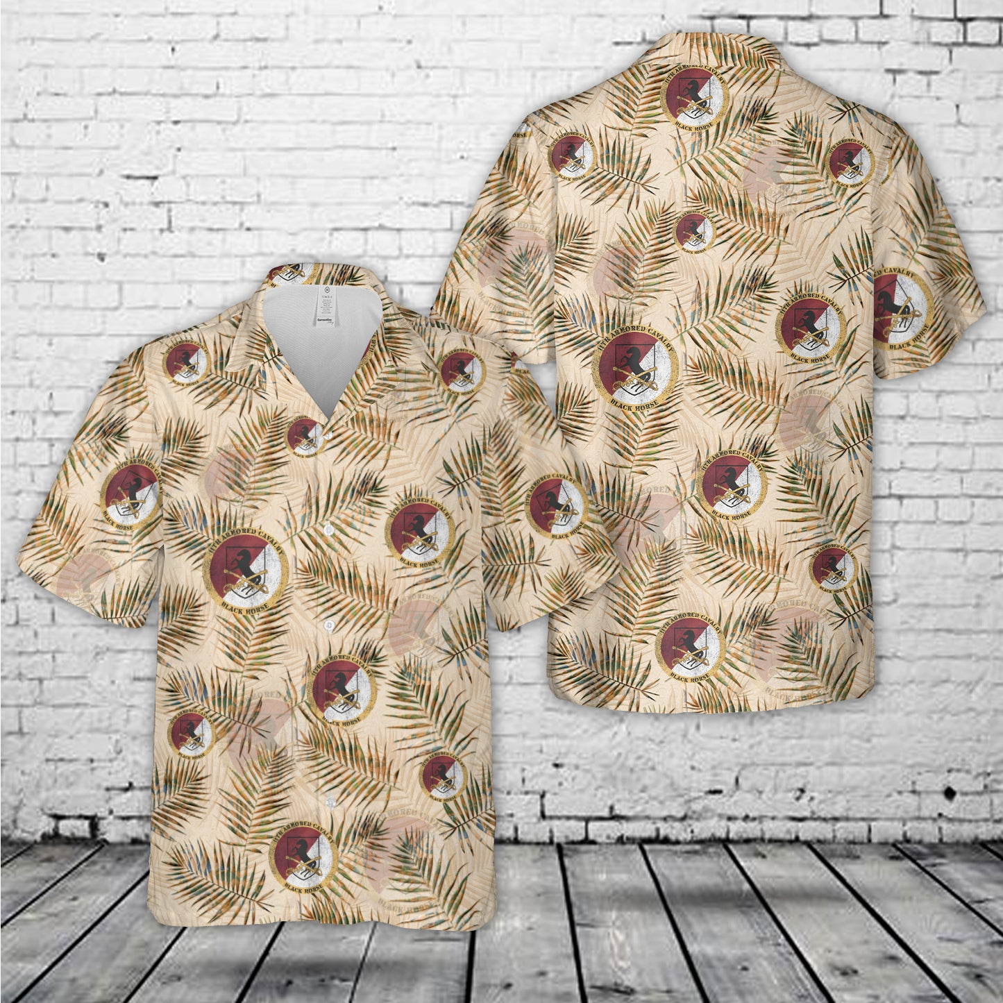 US Army 11th Armored Cavalry Regiment Tank Veterans Hawaiian Shirt