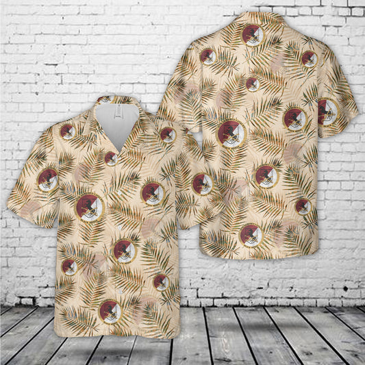 US Army 11th Armored Cavalry Regiment Tank Veterans Hawaiian Shirt