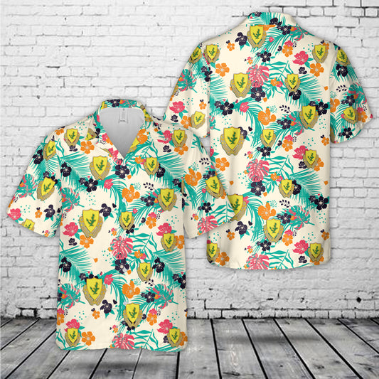 US Army 12th Cavalry Regiment Hawaiian Shirt