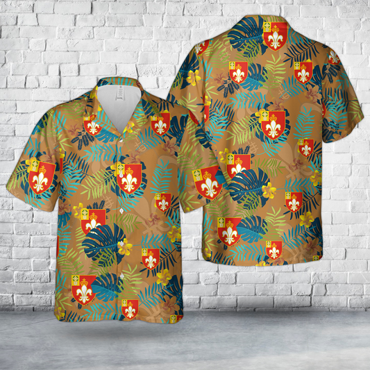 US Army 12th Field Artillery Regiment Hawaiian Shirt