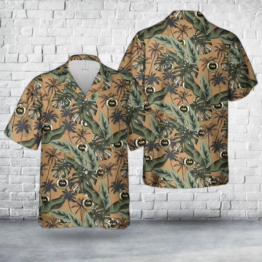 US Army 13A Field Artillery Officer Hawaiian Shirt