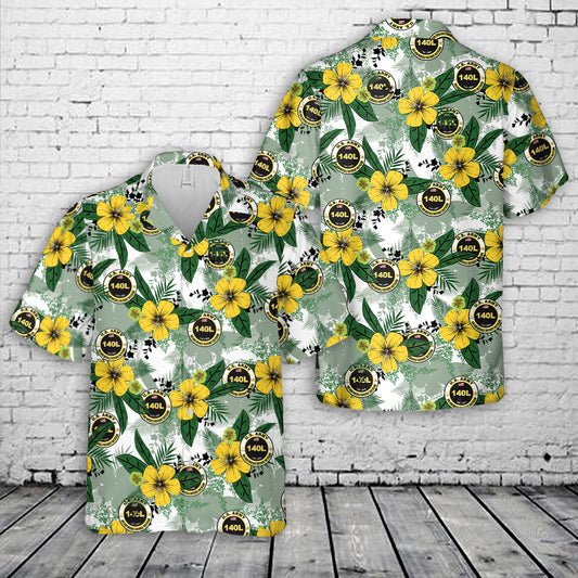 US Army 140L Air and Missile Defense Technician MOS Hawaiian Shirt