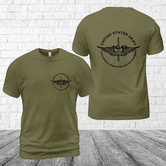 US Army 160th Special Operations Regiment (SOAR) Classic Unisex T-Shirt Gildan 5000 (Made In US)