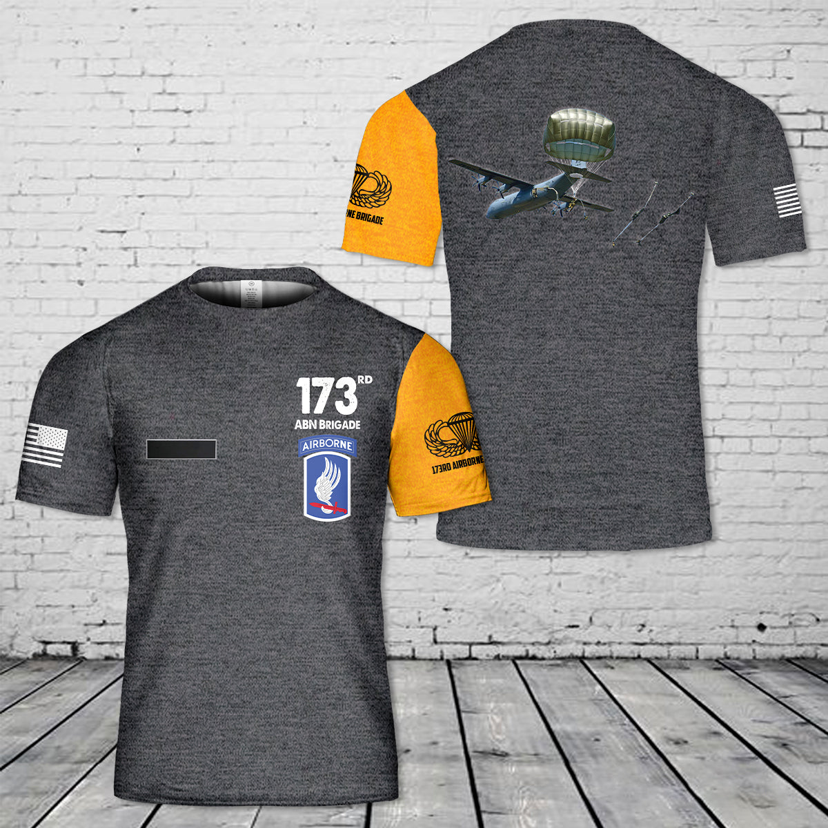 Custom Name US Army 173rd Airborne Brigade jump from an 86th Air Wing ...