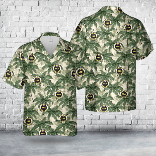 US Army 18A Special Forces Officer Hawaiian Shirt