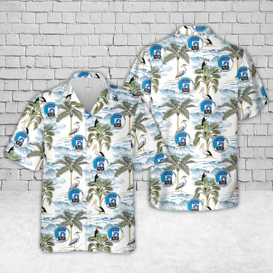 US Army 18th Airborne Corps with Jump Wings Hawaiian Shirt