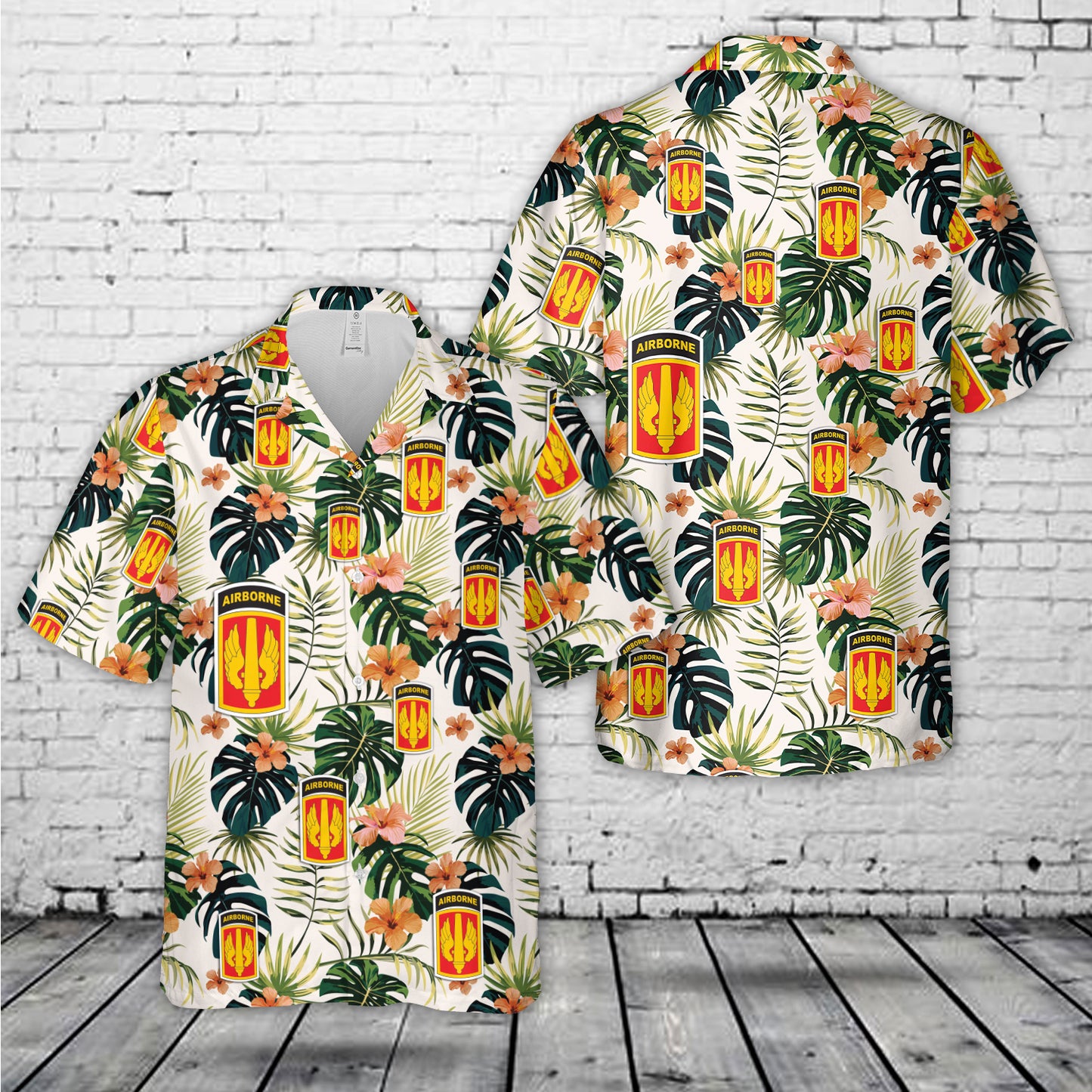 US Army 18th Field Artillery Brigade (Airborne) Hawaiian Shirt