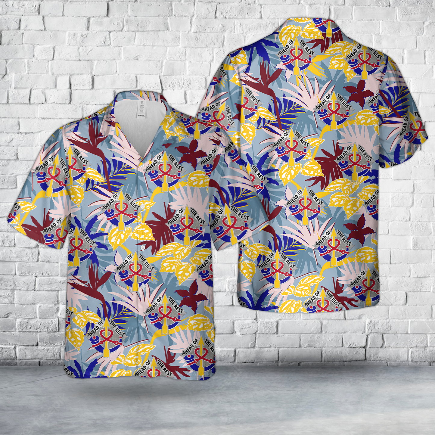 US Army 196th Infantry Brigade Hawaiian Shirt