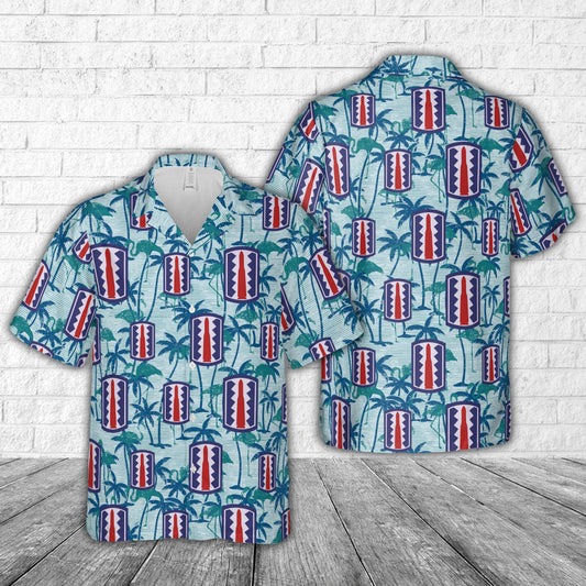 US Army 197th Infantry Brigade Hawaiian Shirt