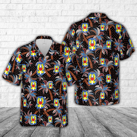 US Army 199th Infantry Brigade (Light) Hawaiian Shirt