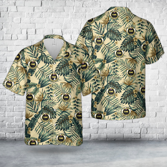 US Army 19K M1 Armor Crewman Hawaiian Shirt