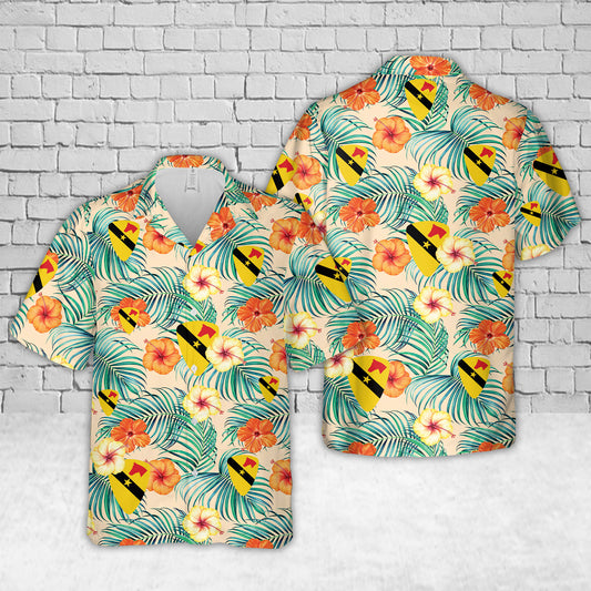 US Army 1st Armored Brigade Combat Team, 1st Cavalry Division Hawaiian Shirt
