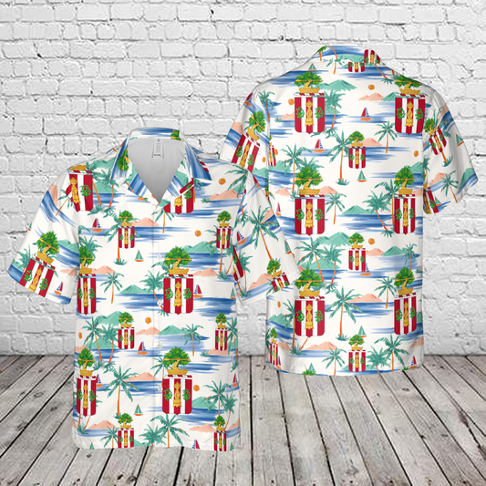 US Army 1st Battalion, 1st Air Defense Artillery Regiment Hawaiian Shirt