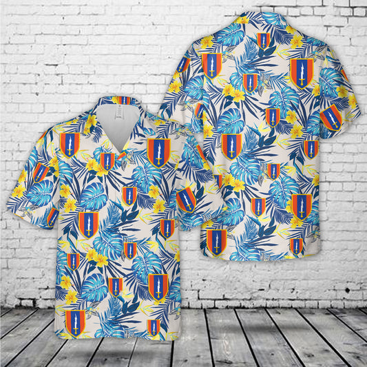 US Army 1st Signal Brigade ("First to Communicate") Hawaiian Shirt