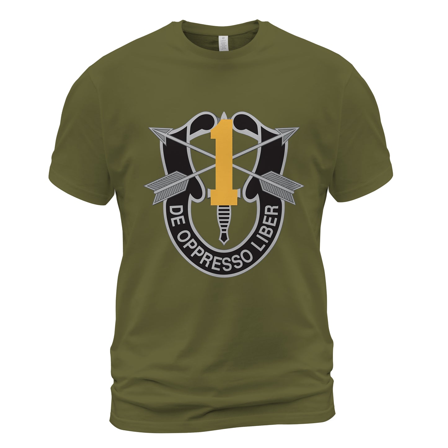 US Army 1st Special Forces Group (1st SFG) Classic Unisex T-Shirt Gildan 5000 (Made In US) NLSI3007PT11
