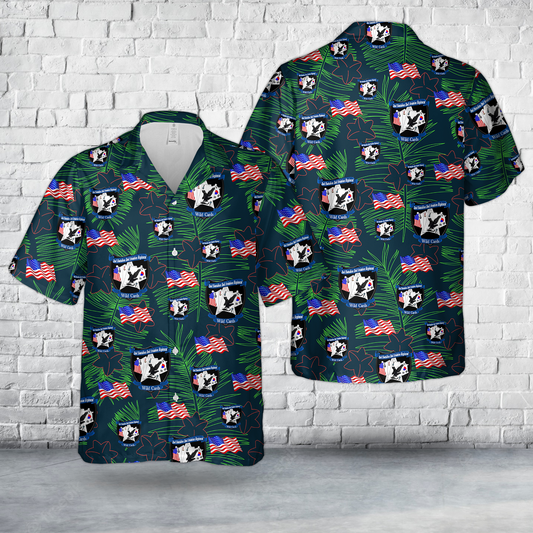 US Army 2-2 Assault Helicopter Battalion Hawaiian Shirt