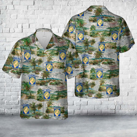 US Army 2-34 Armor Regiment Hawaiian Shirt