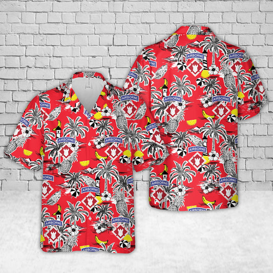 US Army 20th Engineer Brigade Airborne Hawaiian Shirt