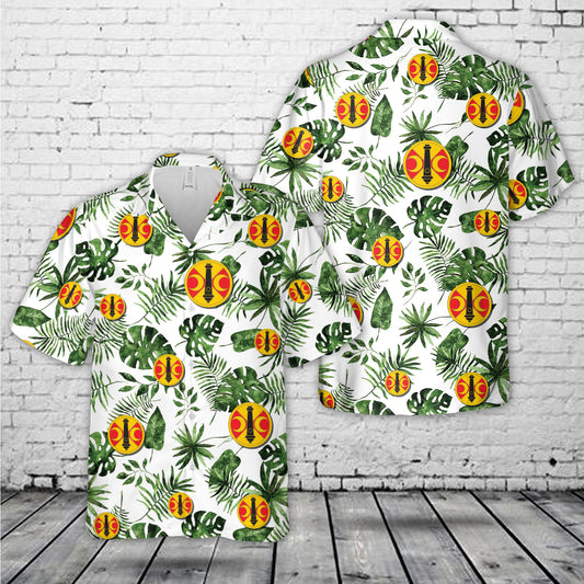 US Army 210th Field Artillery Brigade Hawaiian Shirt