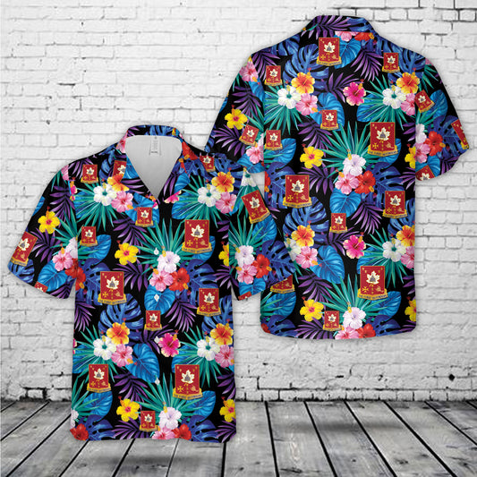 US Army 213 Air Defense Artillery Regiment Hawaiian Shirt