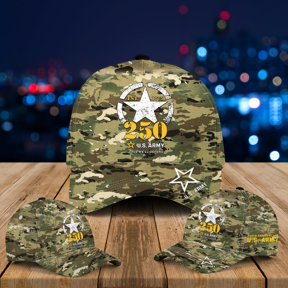 US Army 250th Anniversary Baseball Cap