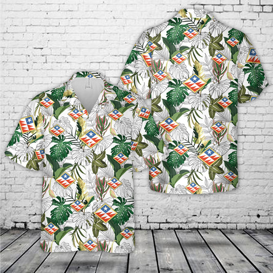 US Army 261st Theater Tactical Signal Brigade Hawaiian Shirt