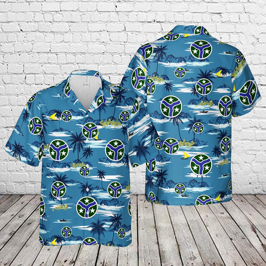 US Army 278th Armored Cavalry Regiment Third Tennessee Hawaiian Shirt