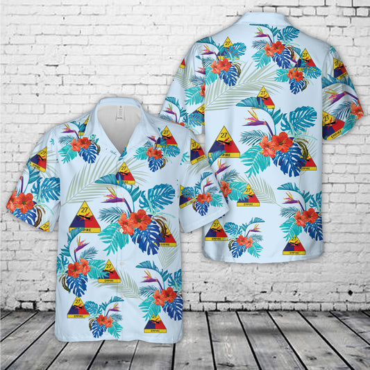 US Army 27th Armored Division "Empire" Hawaiian Shirt