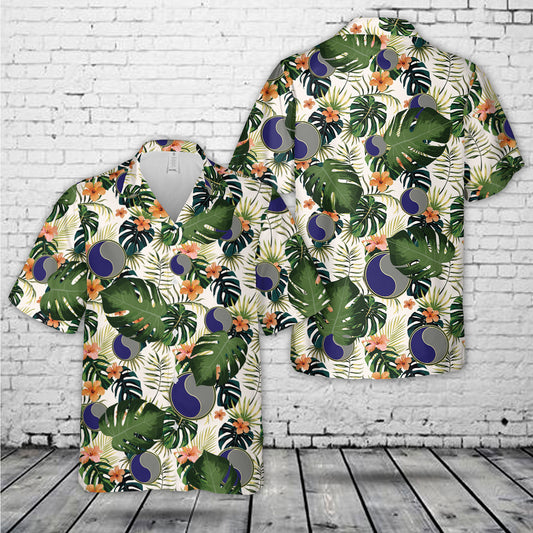 US Army 29th Infantry Division Hawaiian Shirt