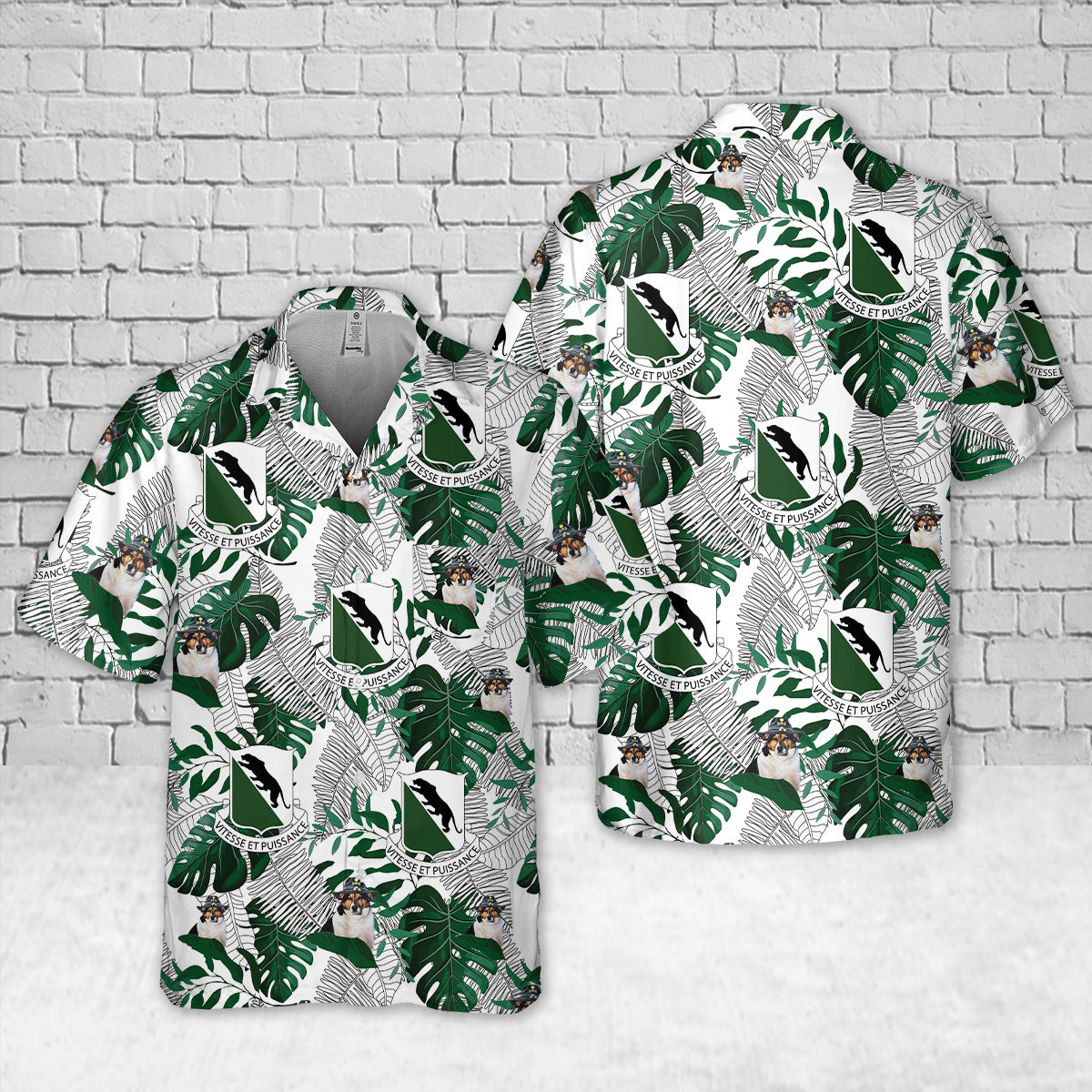 US Army 2nd BN, 2-69 AR Pocket Hawaiian Shirt