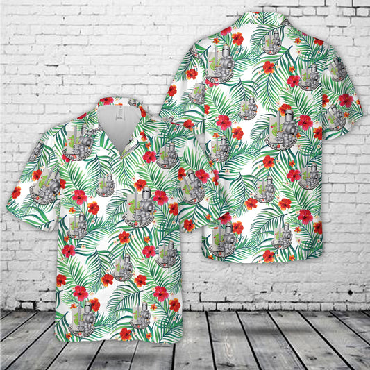 US Army 2nd Battalion, 37th Armor Regiment, 1/1 AD Hawaiian Shirt