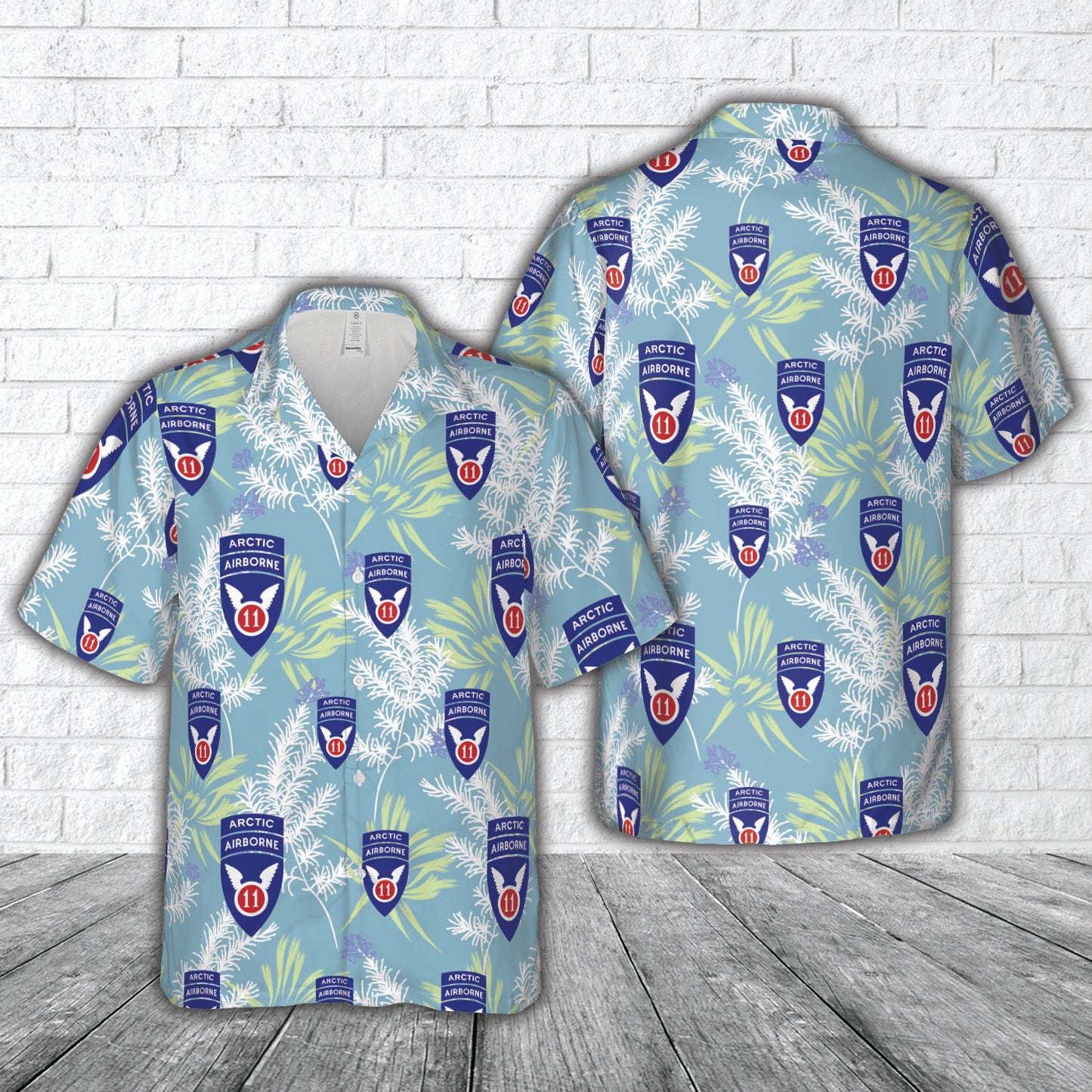 US Army 2nd Infantry Brigade Combat Team (Airborne), 11th Airborne Division Hawaiian Shirt