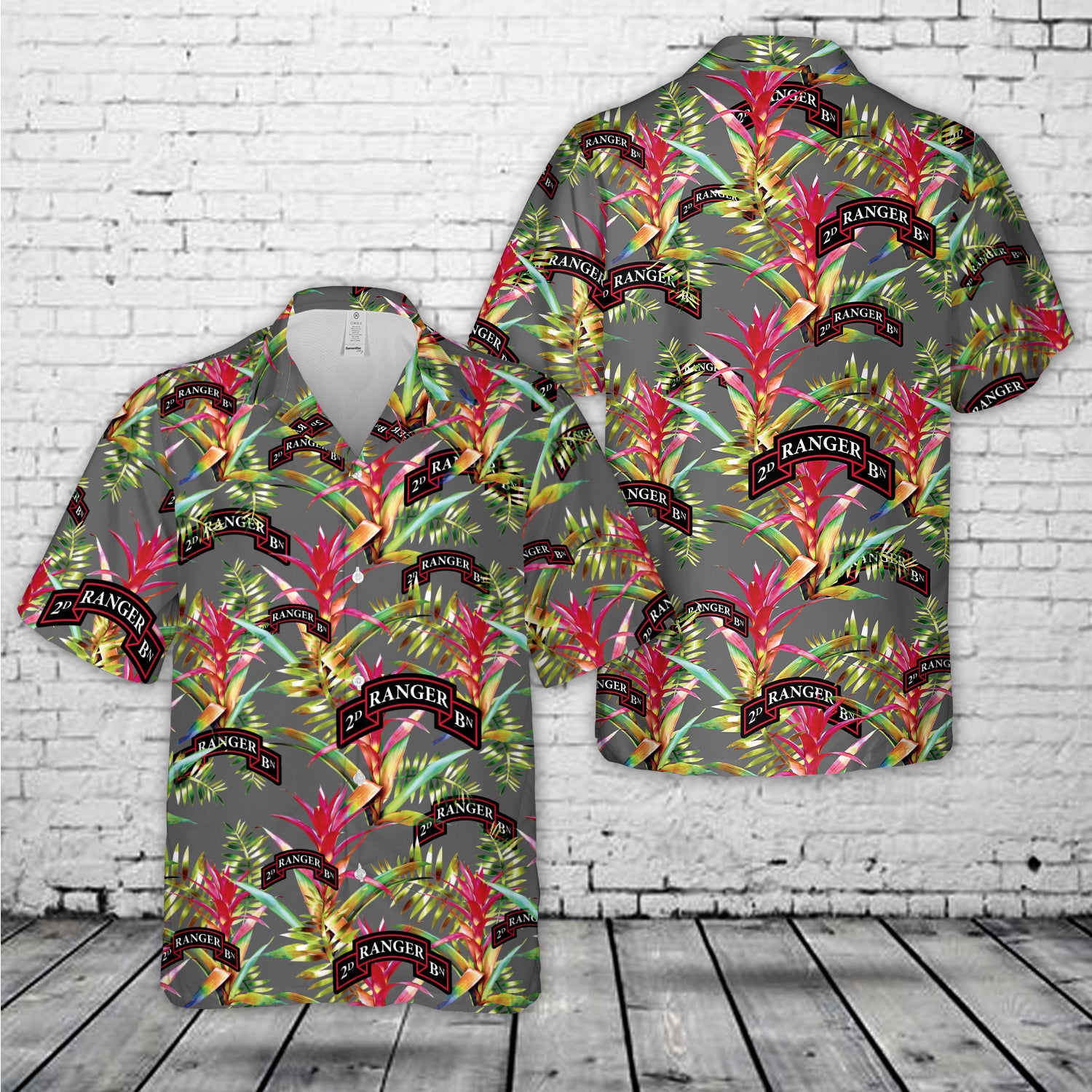 US Army 2nd Ranger Battalion Hawaiian Shirt – Merch Gears