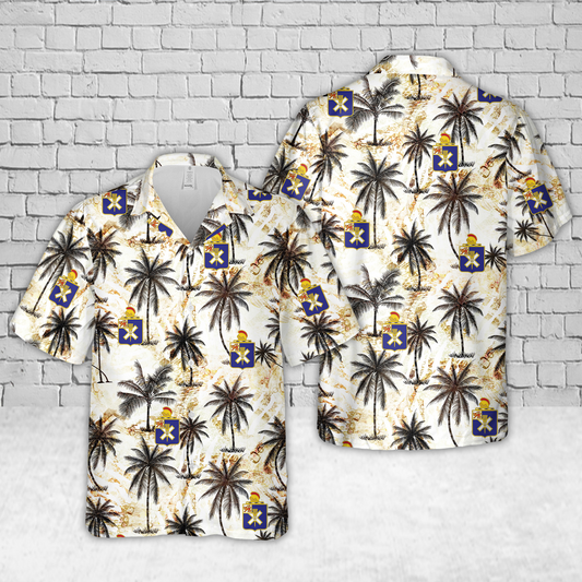 US Army 32nd Infantry Regiment "The Queen's Own" Hawaiian Shirt