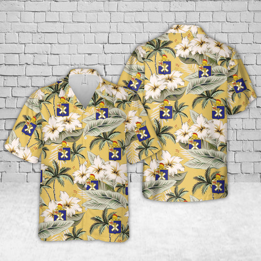US Army 32nd Infantry Regiment "The Queen's Own" Hawaiian Shirt