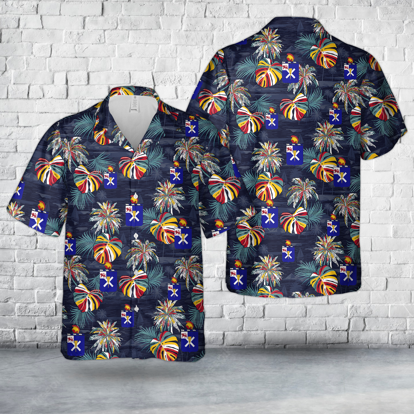 US Army 32nd Infantry Regiment "The Queen's Own" Hawaiian Shirt