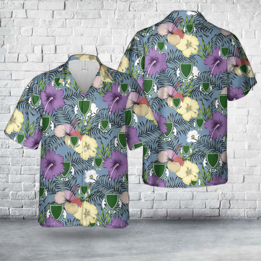 US Army 33rd Armor Regiment "Men of war" Hawaiian Shirt
