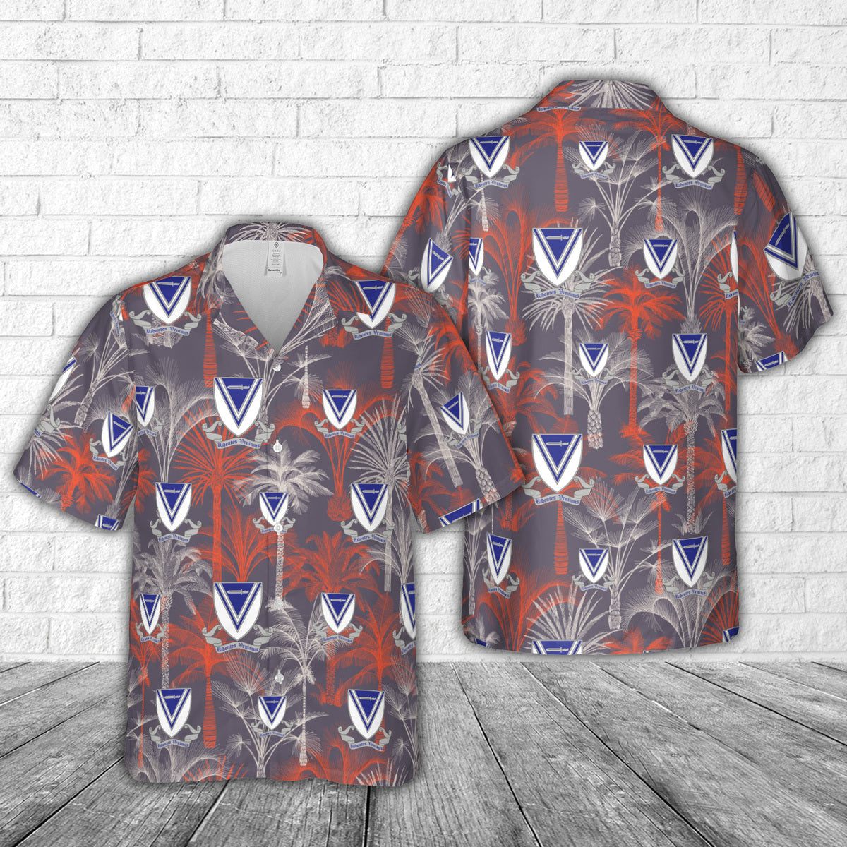 US Army 33rd Infantry Regiment Hawaiian Shirt