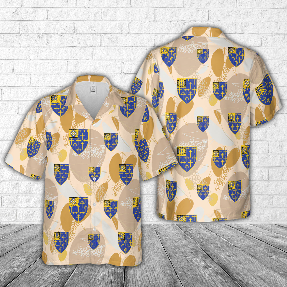 US Army 34th Infantry Regiment Leyte Dragons Hawaiian Shirt