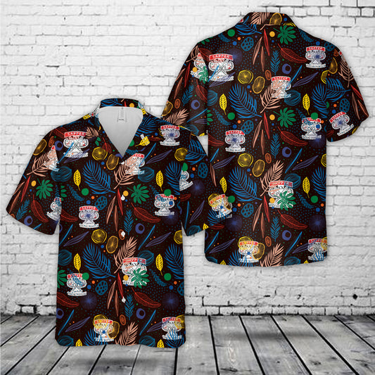 US Army 34th Sapper Company Hawaiian Shirt