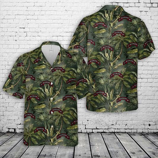 US Army 3rd Battalion, 75th Ranger Regiment Hawaiian Shirt