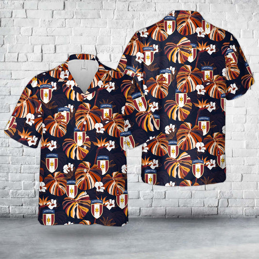 US Army 44th Medical Brigade (Airborne) Hawaiian Shirt