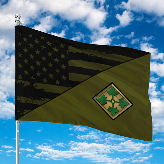 US Army 4th Infantry Division House Flag